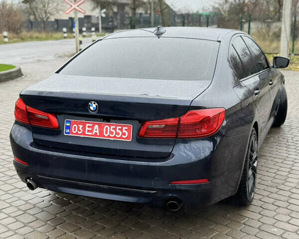 Синий БМВ 5 Серия, объемом двигателя 2 л и пробегом 81 тыс. км за 26500 $, фото 4 на Automoto.ua
