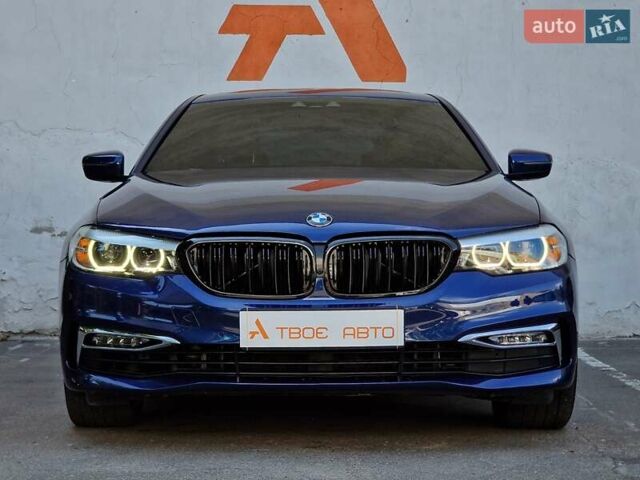 Синий БМВ 5 Серия, объемом двигателя 2 л и пробегом 202 тыс. км за 24490 $, фото 4 на Automoto.ua