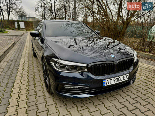 Синий БМВ 5 Серия, объемом двигателя 2 л и пробегом 241 тыс. км за 29000 $, фото 2 на Automoto.ua