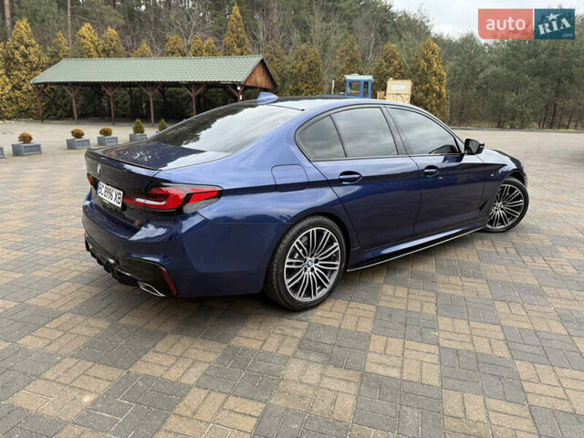 Синій БМВ 5 Серія, об'ємом двигуна 3 л та пробігом 148 тис. км за 47500 $, фото 14 на Automoto.ua