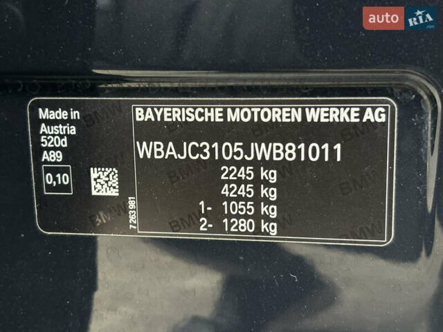 Синий БМВ 5 Серия, объемом двигателя 2 л и пробегом 191 тыс. км за 27900 $, фото 34 на Automoto.ua