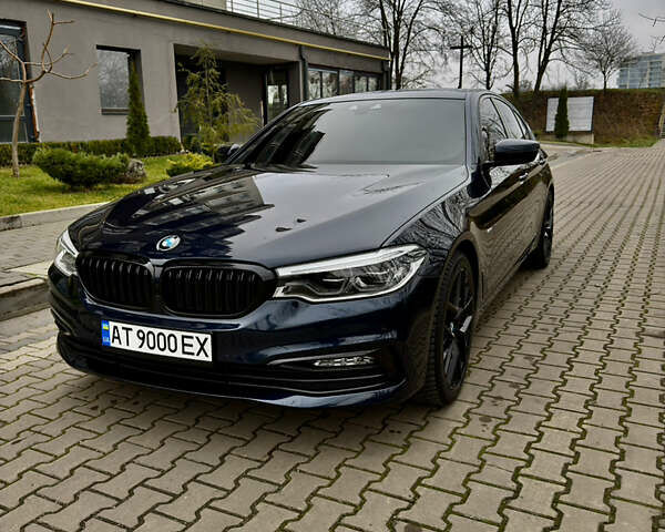 Синий БМВ 5 Серия, объемом двигателя 2 л и пробегом 241 тыс. км за 29000 $, фото 1 на Automoto.ua