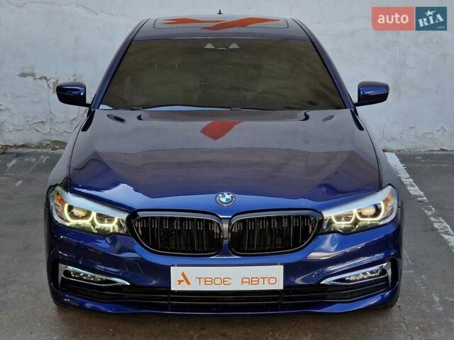 Синий БМВ 5 Серия, объемом двигателя 2 л и пробегом 202 тыс. км за 24490 $, фото 3 на Automoto.ua