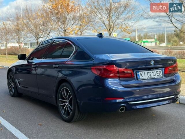 Синий БМВ 5 Серия, объемом двигателя 2 л и пробегом 97 тыс. км за 31000 $, фото 6 на Automoto.ua