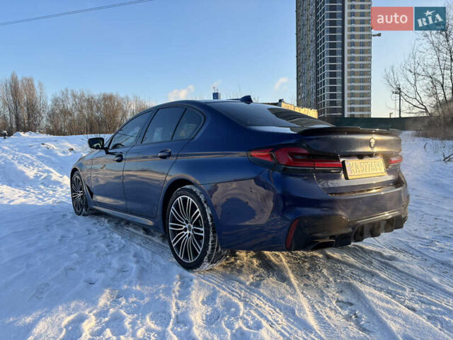 Синий БМВ 5 Серия, объемом двигателя 3 л и пробегом 69 тыс. км за 38000 $, фото 2 на Automoto.ua
