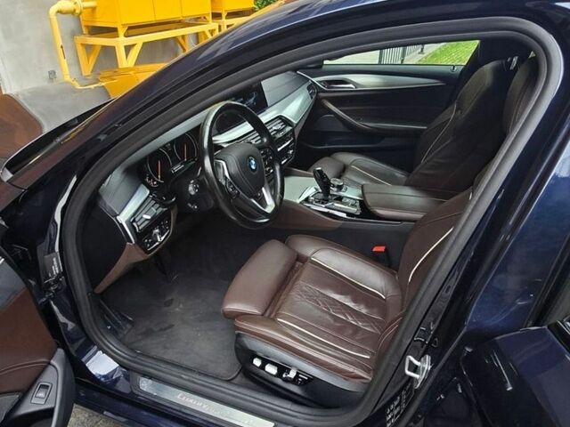 Синій БМВ 5 Серія, об'ємом двигуна 3 л та пробігом 129 тис. км за 34000 $, фото 3 на Automoto.ua