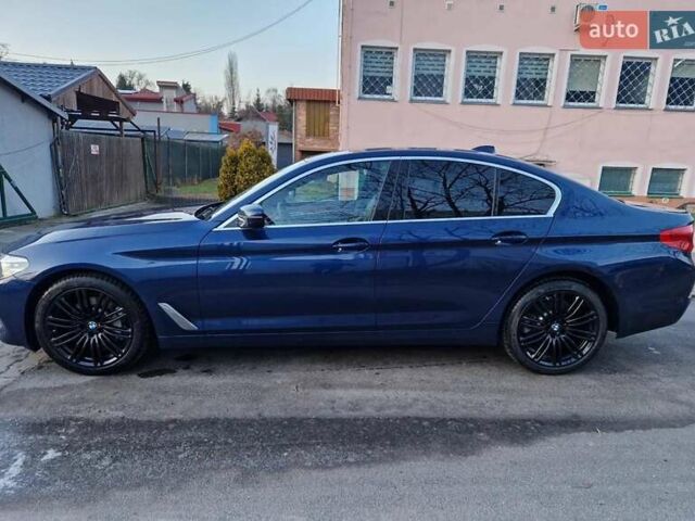 Синий БМВ 5 Серия, объемом двигателя 2 л и пробегом 94 тыс. км за 25100 $, фото 1 на Automoto.ua