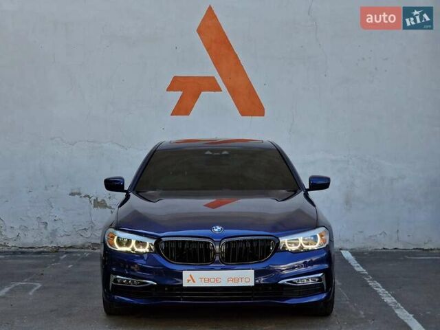Синий БМВ 5 Серия, объемом двигателя 2 л и пробегом 202 тыс. км за 24490 $, фото 1 на Automoto.ua