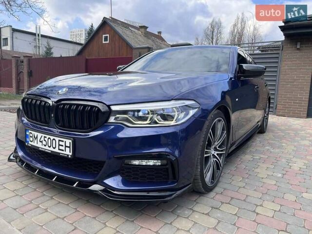 Синий БМВ 5 Серия, объемом двигателя 3 л и пробегом 90 тыс. км за 41999 $, фото 1 на Automoto.ua