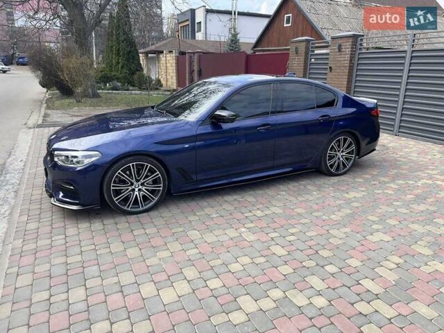 Синий БМВ 5 Серия, объемом двигателя 3 л и пробегом 90 тыс. км за 41999 $, фото 3 на Automoto.ua