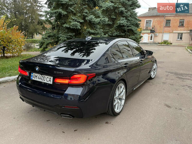 Синий БМВ 5 Серия, объемом двигателя 2 л и пробегом 82 тыс. км за 34000 $, фото 10 на Automoto.ua