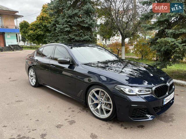 Синий БМВ 5 Серия, объемом двигателя 2 л и пробегом 82 тыс. км за 34000 $, фото 2 на Automoto.ua