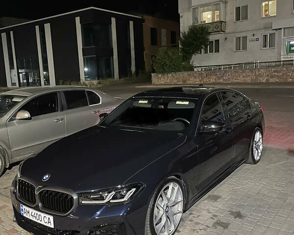 Синий БМВ 5 Серия, объемом двигателя 2 л и пробегом 82 тыс. км за 34000 $, фото 1 на Automoto.ua