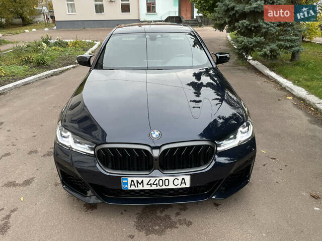 Синий БМВ 5 Серия, объемом двигателя 2 л и пробегом 82 тыс. км за 34000 $, фото 4 на Automoto.ua