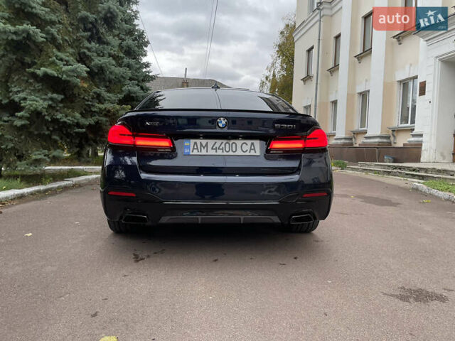 Синий БМВ 5 Серия, объемом двигателя 2 л и пробегом 82 тыс. км за 34000 $, фото 8 на Automoto.ua