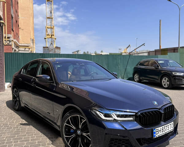 Синий БМВ 5 Серия, объемом двигателя 3 л и пробегом 59 тыс. км за 44000 $, фото 1 на Automoto.ua