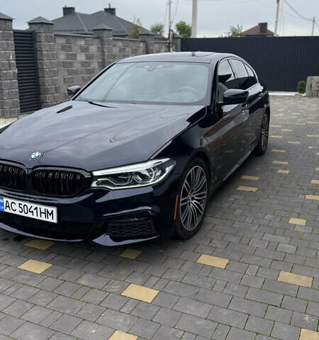 Синій БМВ 5 Серія, об'ємом двигуна 3 л та пробігом 97 тис. км за 45000 $, фото 1 на Automoto.ua