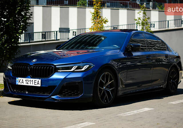 Синий БМВ 5 Серия, объемом двигателя 4.39 л и пробегом 69 тыс. км за 59000 $, фото 1 на Automoto.ua