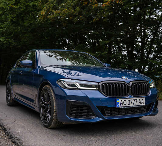 Синій БМВ 5 Серія, об'ємом двигуна 3 л та пробігом 173 тис. км за 55000 $, фото 2 на Automoto.ua