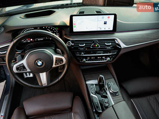 Синий БМВ 5 Серия, объемом двигателя 3 л и пробегом 87 тыс. км за 53000 $, фото 14 на Automoto.ua