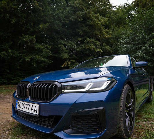 Синій БМВ 5 Серія, об'ємом двигуна 3 л та пробігом 173 тис. км за 55000 $, фото 16 на Automoto.ua