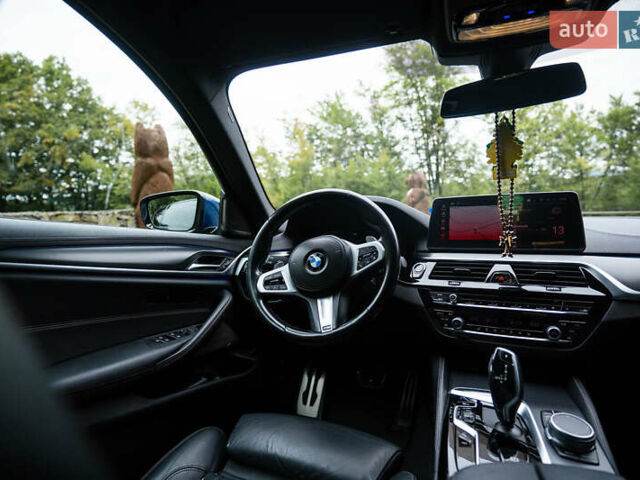 Синій БМВ 5 Серія, об'ємом двигуна 3 л та пробігом 173 тис. км за 55000 $, фото 18 на Automoto.ua