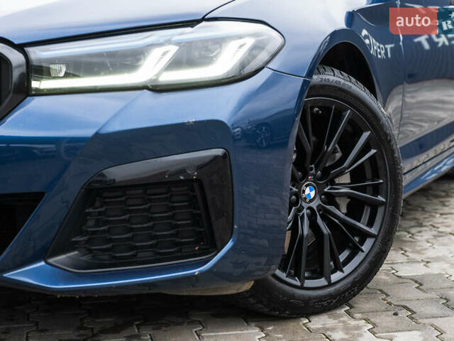 Синій БМВ 5 Серія, об'ємом двигуна 3 л та пробігом 182 тис. км за 45500 $, фото 1 на Automoto.ua