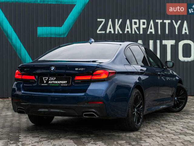 Синій БМВ 5 Серія, об'ємом двигуна 3 л та пробігом 182 тис. км за 45500 $, фото 11 на Automoto.ua