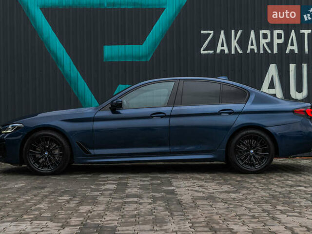 Синій БМВ 5 Серія, об'ємом двигуна 3 л та пробігом 182 тис. км за 45500 $, фото 15 на Automoto.ua