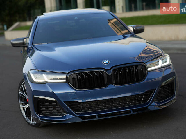 Синий БМВ 5 Серия, объемом двигателя 3 л и пробегом 87 тыс. км за 53000 $, фото 1 на Automoto.ua