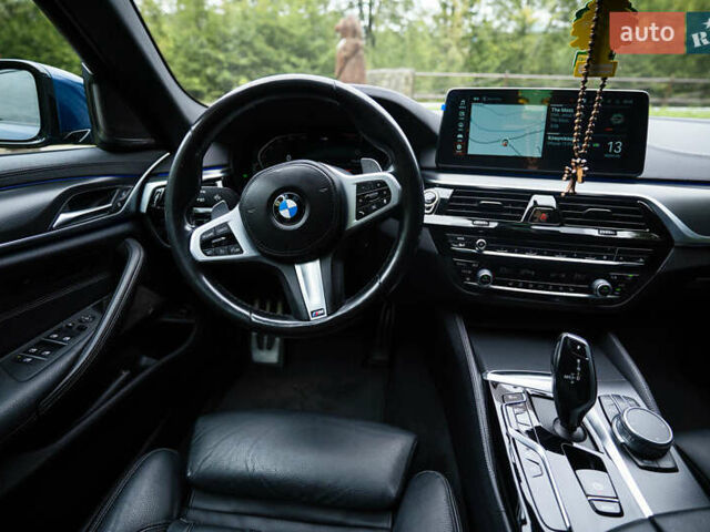 Синій БМВ 5 Серія, об'ємом двигуна 3 л та пробігом 173 тис. км за 55000 $, фото 19 на Automoto.ua