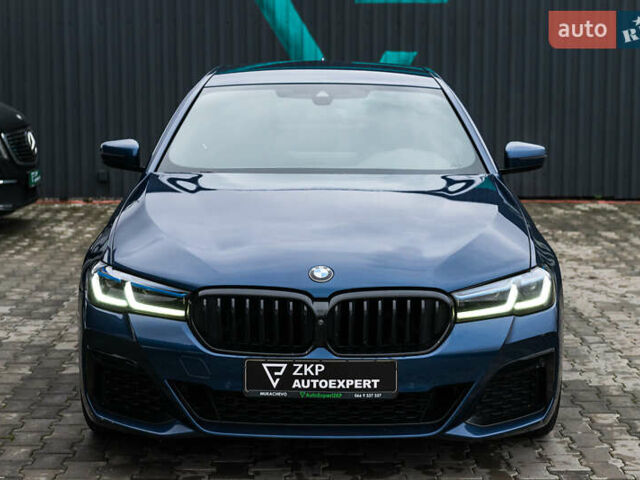 Синій БМВ 5 Серія, об'ємом двигуна 3 л та пробігом 182 тис. км за 45500 $, фото 2 на Automoto.ua