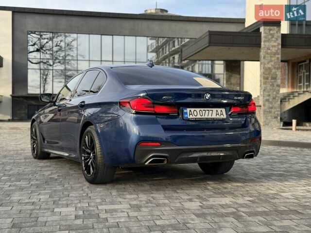 Синий БМВ 5 Серия, объемом двигателя 3 л и пробегом 181 тыс. км за 42500 $, фото 14 на Automoto.ua