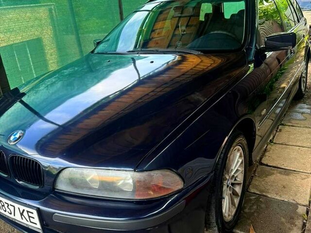 Синий БМВ 5 Серия, объемом двигателя 2.5 л и пробегом 450 тыс. км за 3500 $, фото 4 на Automoto.ua