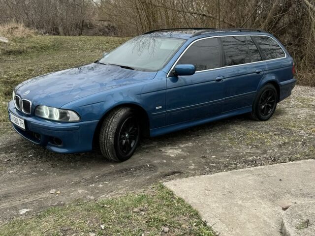 Синий БМВ 5 Серия, объемом двигателя 2 л и пробегом 370 тыс. км за 3900 $, фото 2 на Automoto.ua