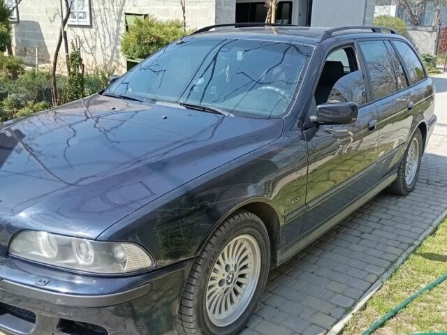 Синий БМВ 5 Серия, объемом двигателя 2.5 л и пробегом 277 тыс. км за 5000 $, фото 1 на Automoto.ua