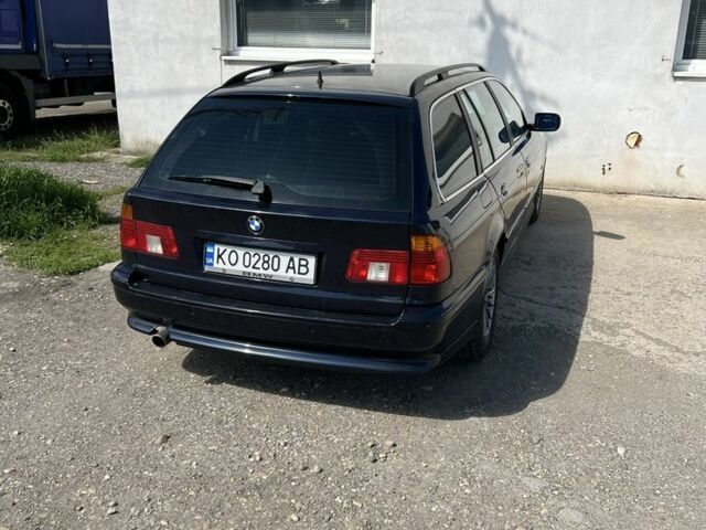 Синий БМВ 5 Серия, объемом двигателя 2.5 л и пробегом 393 тыс. км за 8000 $, фото 3 на Automoto.ua