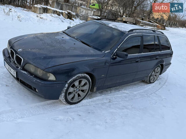 Синий БМВ 5 Серия, объемом двигателя 2.5 л и пробегом 380 тыс. км за 3500 $, фото 2 на Automoto.ua