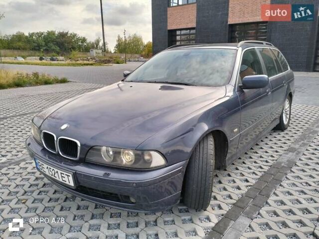Синій БМВ 5 Серія, об'ємом двигуна 2.5 л та пробігом 350 тис. км за 4600 $, фото 1 на Automoto.ua