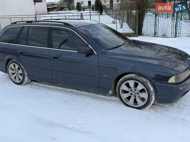 Синий БМВ 5 Серия, объемом двигателя 2.5 л и пробегом 380 тыс. км за 3500 $, фото 3 на Automoto.ua