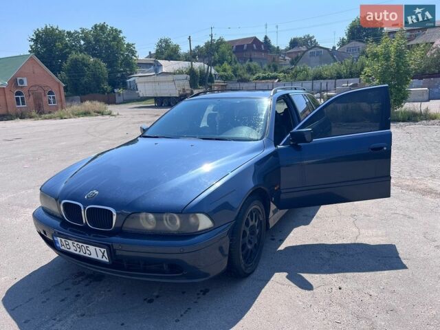 Синий БМВ 5 Серия, объемом двигателя 2.5 л и пробегом 432 тыс. км за 5000 $, фото 1 на Automoto.ua