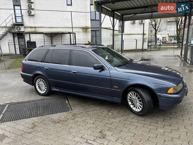 Синий БМВ 5 Серия, объемом двигателя 2.5 л и пробегом 482 тыс. км за 4500 $, фото 3 на Automoto.ua