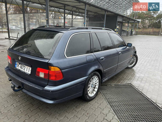 Синий БМВ 5 Серия, объемом двигателя 2.5 л и пробегом 482 тыс. км за 4500 $, фото 4 на Automoto.ua