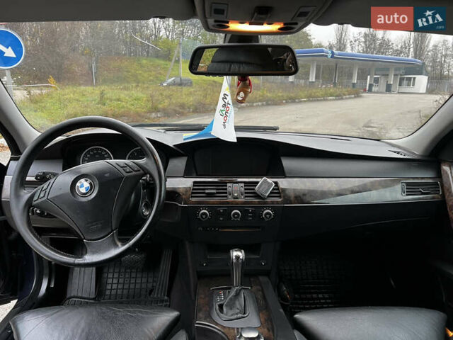 Синий БМВ 5 Серия, объемом двигателя 3 л и пробегом 345 тыс. км за 8500 $, фото 6 на Automoto.ua