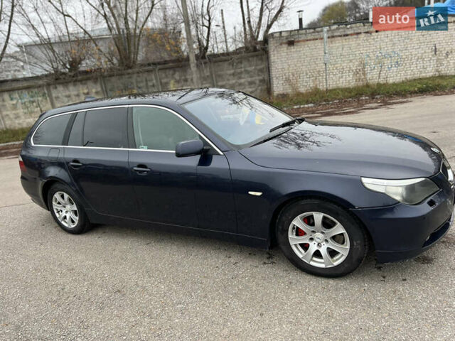 Синий БМВ 5 Серия, объемом двигателя 3 л и пробегом 345 тыс. км за 8500 $, фото 5 на Automoto.ua