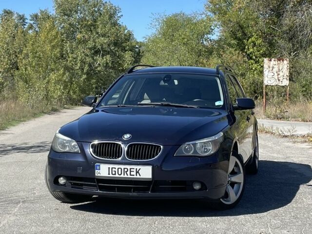 Синий БМВ 5 Серия, объемом двигателя 2.5 л и пробегом 600 тыс. км за 5300 $, фото 1 на Automoto.ua