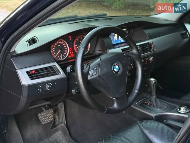 Синий БМВ 5 Серия, объемом двигателя 2.99 л и пробегом 368 тыс. км за 7999 $, фото 4 на Automoto.ua