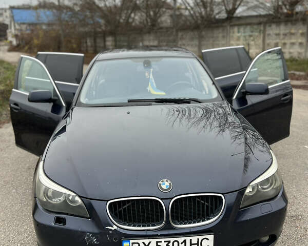 Синий БМВ 5 Серия, объемом двигателя 3 л и пробегом 345 тыс. км за 8500 $, фото 2 на Automoto.ua