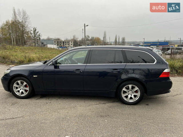 Синий БМВ 5 Серия, объемом двигателя 3 л и пробегом 345 тыс. км за 8500 $, фото 4 на Automoto.ua