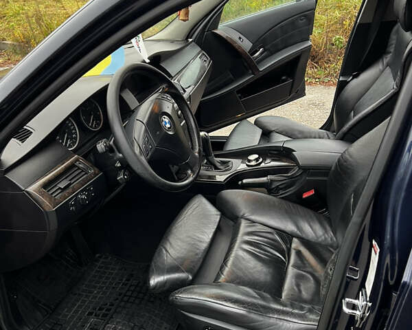 Синий БМВ 5 Серия, объемом двигателя 3 л и пробегом 345 тыс. км за 8500 $, фото 8 на Automoto.ua